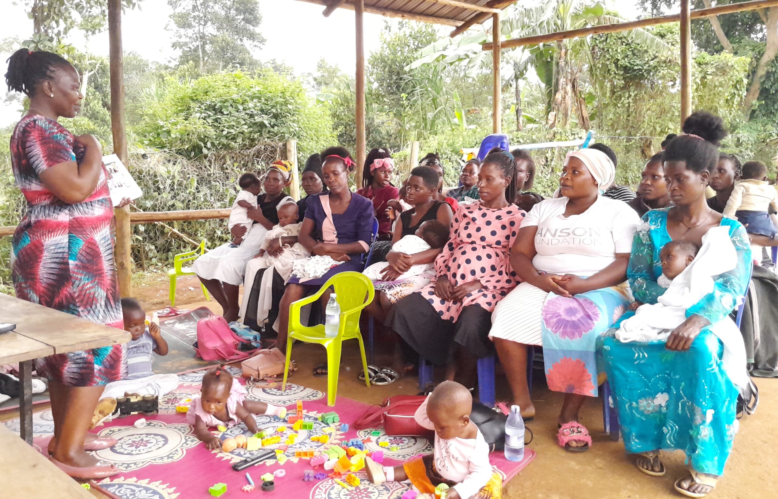 training mothers on best child care.